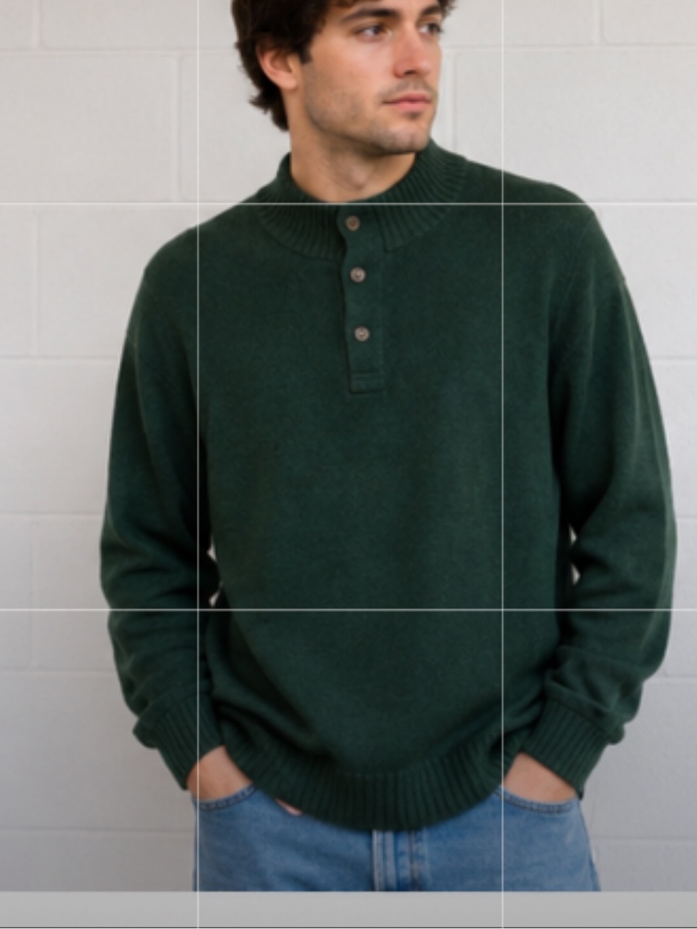Men's Green Sweater chaps X-Large